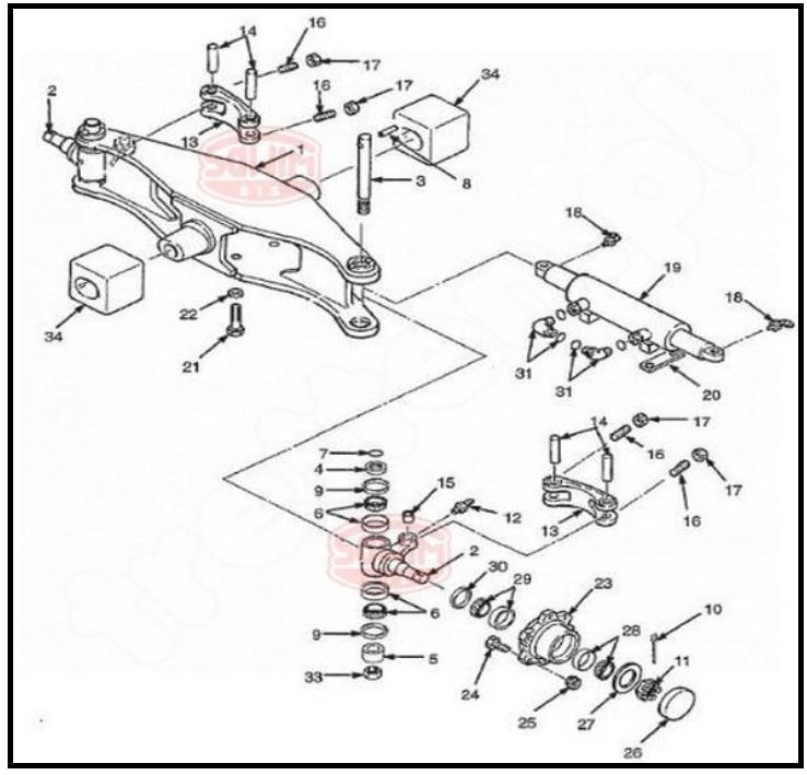 schemat Łącznik Hyster D001